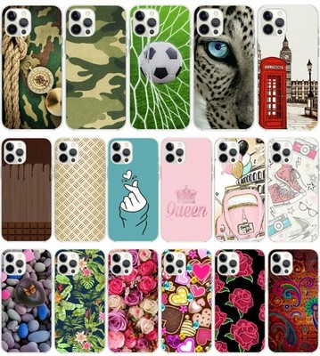 WEICHE TPU-HÜLLE FÜR APPLE IPHONE 15 / PLUS / PRO / MAX GEMUSTERT M13