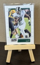 2019 Score - Rookies L.J. Scott #408 (RC) Michigan State Spartans