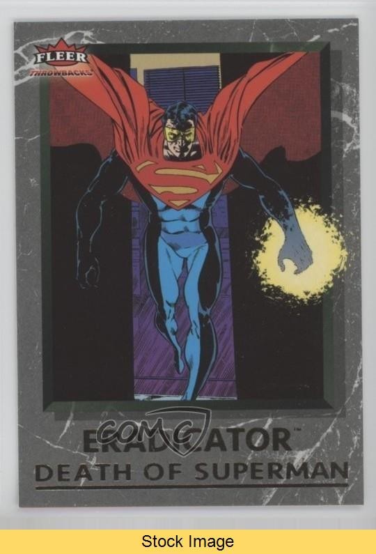 2026 Fleer Throwbacks 1992-93 DC Edition The Eradicator #6of10 READ 0pc3