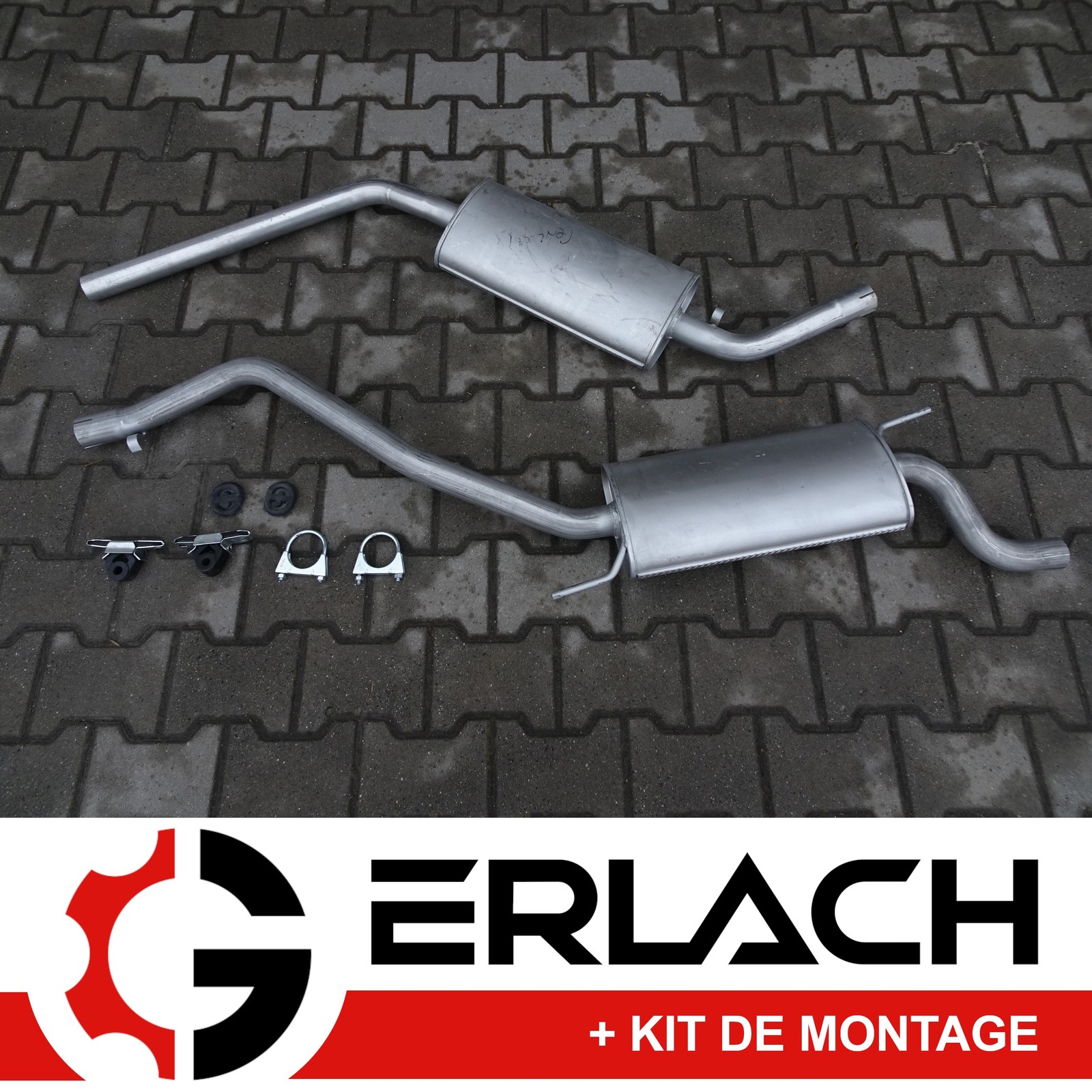 Silencieux echappement VW T4 1.9 D 8V Transporter Campmobile pot arriere 6019