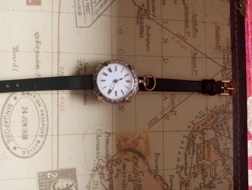 Military Trench Watch Hallmarks Everywhere Trench Watch Convertion Strap Rare - Picture 6 of 24