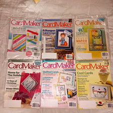 CardMaker Magazine Lot of 6