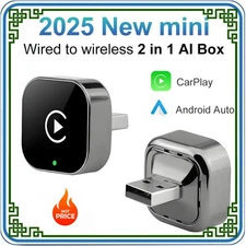 2026 USB Wireless CarPlay Adapter For iPhone Apple Wireless Dongle Plug ＆Play-US