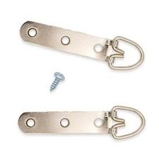 10 EXTRA HEAVY DUTY 3 Hole D Ring / Triangle Framing Hanger w/screws