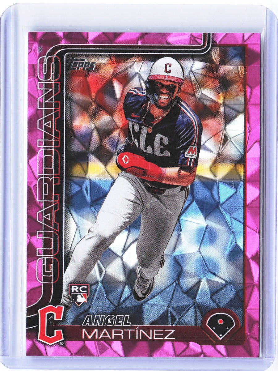 2025 Topps #27 Angel Martinez Pink Diamante Foil