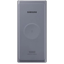 Samsung 10,000 mAh Portable Charger for Most Qi and USB Enabled Devices - Silver