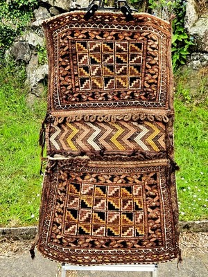 Usbekische handgefertigte Wollsatttasche 24x41 Zoll innen zeigt die originalen, leuchtenden Farben