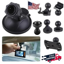 Dash Cam Suction Cup Mount with 6 Adapters Car DVR Holder Windshield Dashboard