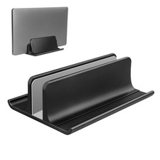 3-in-1 Vertical Laptop Stand Holder, Aluminum Laptop Stand for Desk with Adju...