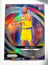 2024-25 Panini Prizm Instant Impact Bronny James Jr. #7 Los Angeles Lakers Card!