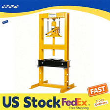 Hydraulic Shop Press 61220 Ton H-frameadjustable Garage Floor Press W Plates Hydraulic Shop Press 61220 Ton H-frameadjustable Garage Floor Press W Plates