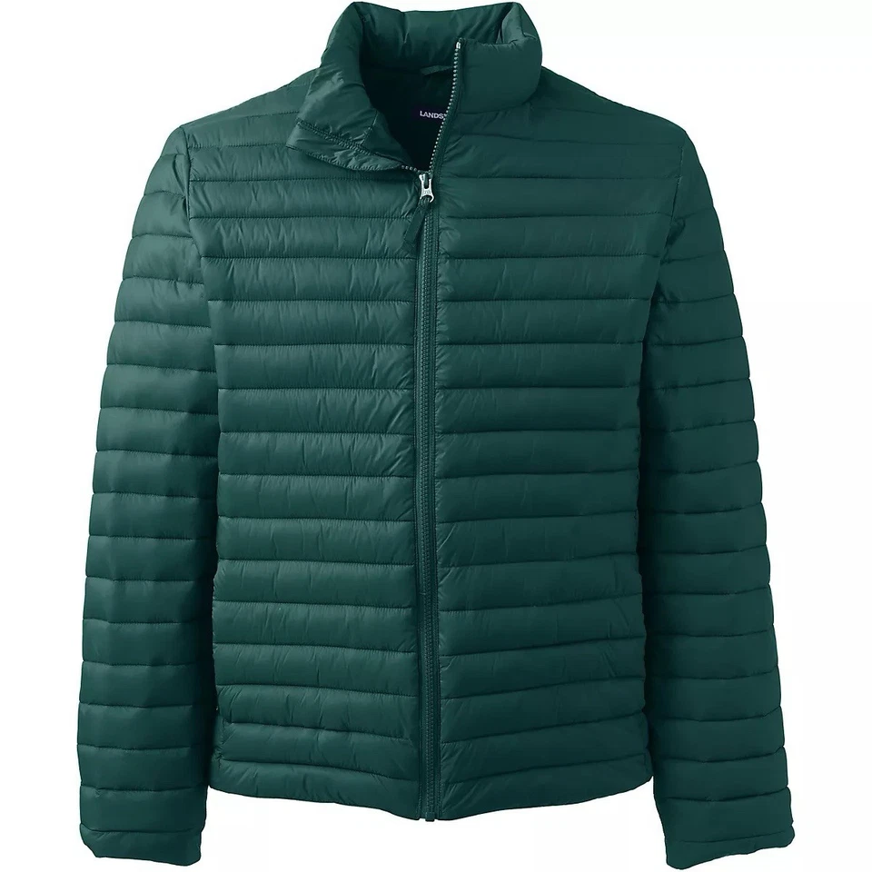 Lands' End Men's Packable Puffer Jacket - Insulated - Image 4 of 4