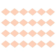 24 Pcs Heatsink Copper Pad Shim IC Chipset GPU Thermal Heatsink (20x20x0.3mm)