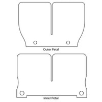 ErsatzplÄTtchen FÜR Membranblock V-FORCE2 FüR KTM 360 SX 1997