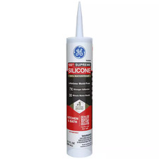 Supreme Silicone Caulk 10.1 Oz Kitchen and Bath Sealant Clear