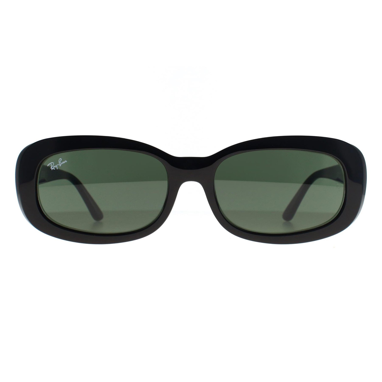 Ray - Ban Green Woman Rb2221 901/31 Sunglasses Acetate Black Round Normal - Image 2