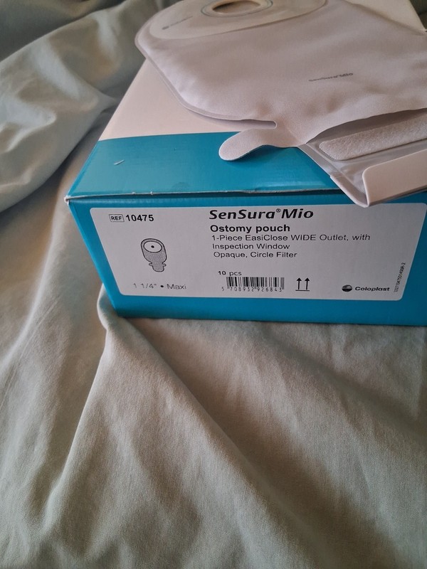 SenSura Mio Filtered Ostomy Pouch One-Piece System Maxi 1-1/4 Inch Stoma BX/10