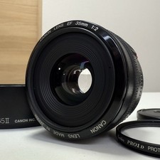  Exc 2 w/ Hood  Canon EF 35mm F/2 Wide Angle AF Lens for EF Mount JAPAN