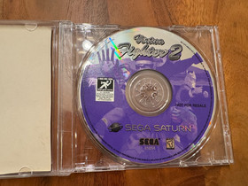 Virtua Fighter 2 (Sega Saturn, 1996) Cover and Game Tested Not For Resale