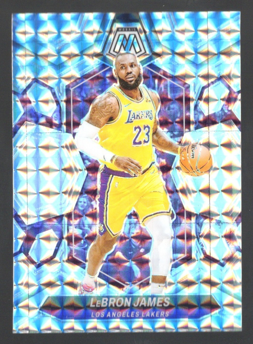 2023-24 Panini Mosaic Silver Mosaic Prizm LeBron James #92 Los Angeles Lakers
