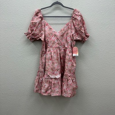 arula pink dress Arula. Aka A Beautiful Soul Pink Floral Size 14 Or 1X