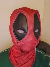 Cosplay Deadpool Full Face Mask Perspective Breathable Halloween Head Costume
