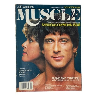 Joe Weider's Muscle Magazine February 1980 Frank Zane and Christine No Label