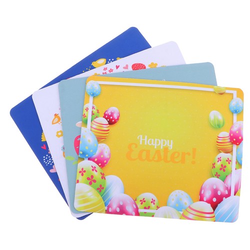 4pcs Ostermuster -Pad Bunny Mausmatte Nonslip Gummi -Basis -Pad -Pad nicht - Afbeelding 12 van 12