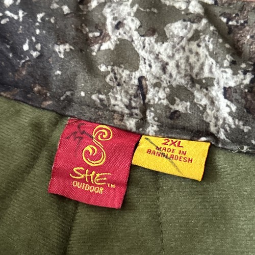Women's 2XL Camo Insulated Waterproof Lined SHE Outdoor Strata Hunting Pants NEW - Picture 2 of 21