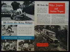 1st King Midget Roadster Willys Jeepster Reviews 1950