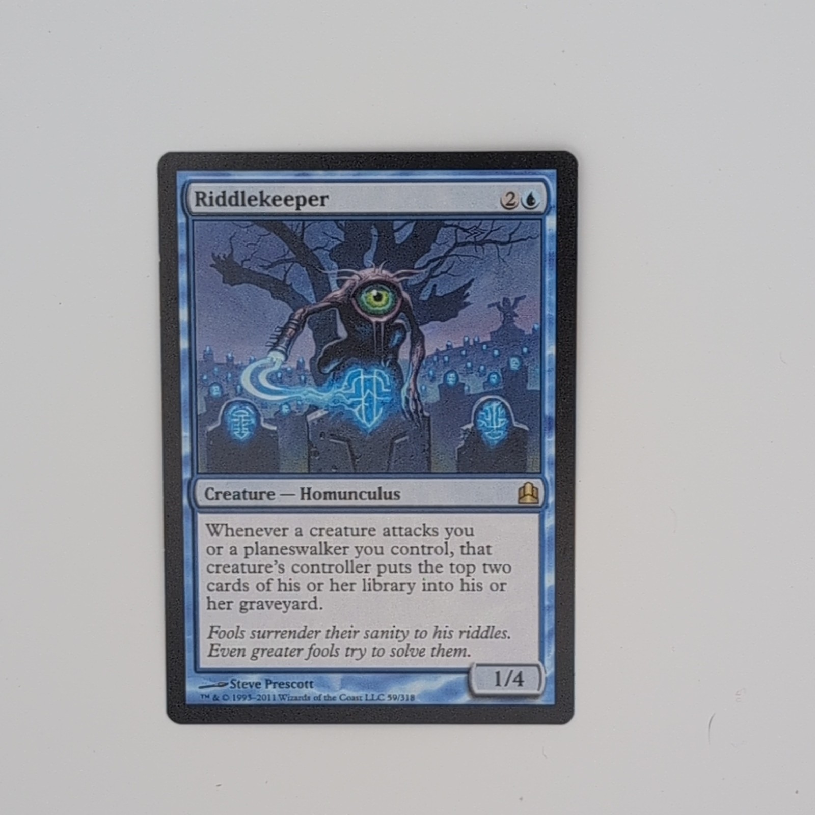 Wizards Riddlekeeper M11 59/318 Uncommon Blue Creature English