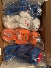 Nolan Ryan Express To Cooperstown 1999 Beanie Bears White, 1999, with Tags