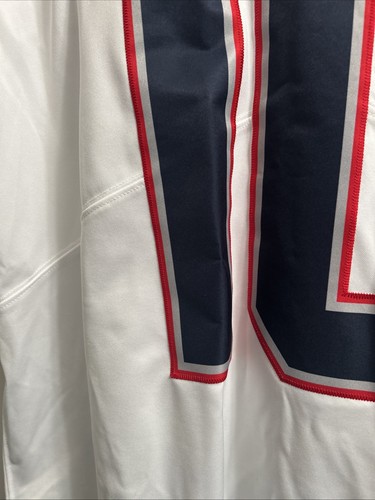 New England Patriots Jersey Drake Maye White Road New XL NFL With Plaque Nike - Picture 12 of 24