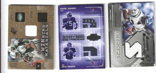 3 Fußball Memorabilia: Dustin Keller, Andre Johnson/Dave Ragone, LaDainian Toml - Bild 1 von 2