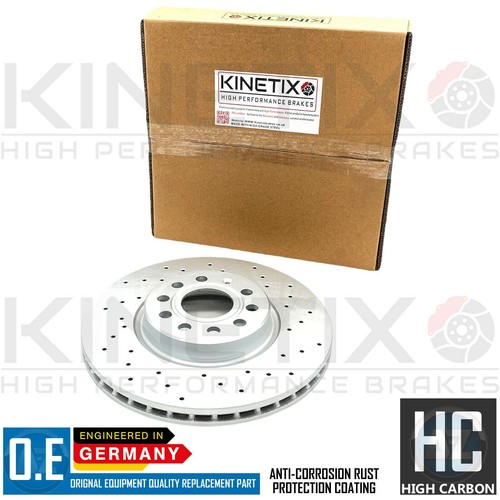 FOR VW GOLF GTI MK6 EDITION 35 CROSS DRILLED FRONT REAR BRAKE DISCS 312mm 272mm - Picture 6 of 10