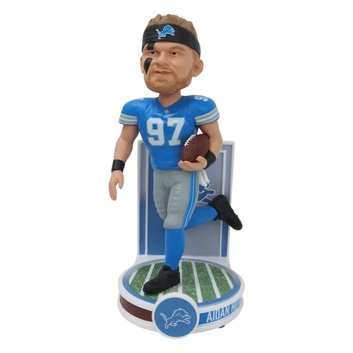 Aidan Hutchinson Detroit Lions Banner Series Bobblehead NFL Football