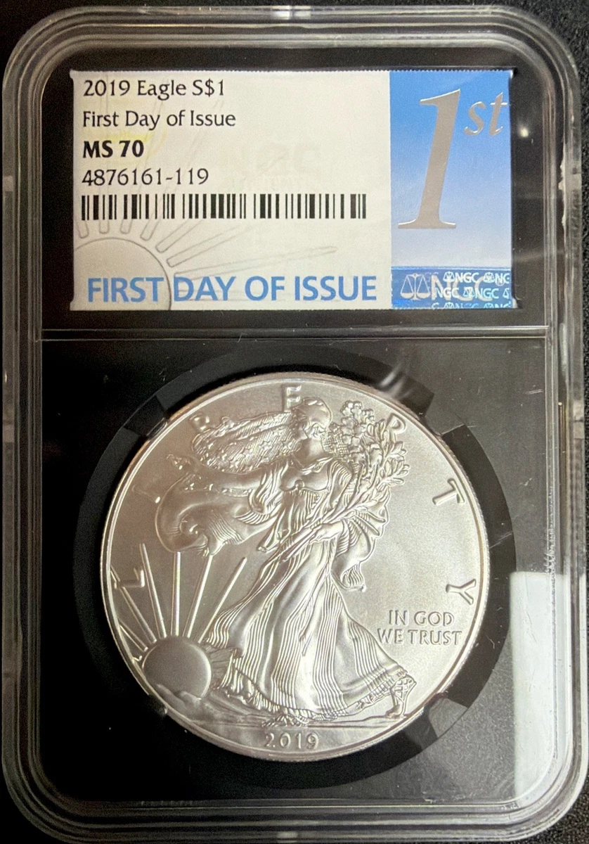 American Eagle MS 70 Graded 2019 Silver Bullion Coins for sale | eBay
