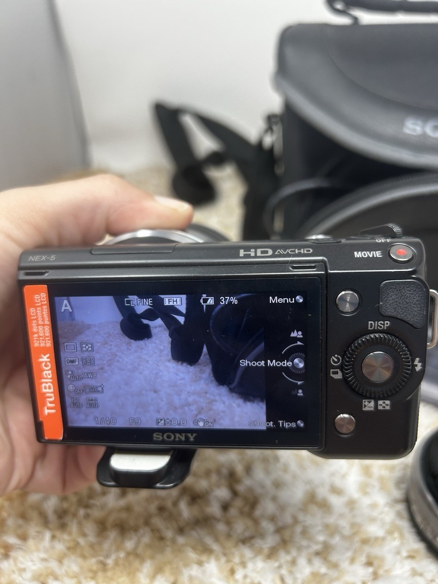 Sony Nex-5 Camera Sony SEL16E28 & SEL1855 Lens Flash Attachments