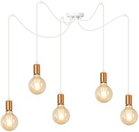 Vintage Lampe HäNgelampe Pendelleuchte 5X60W/E27 IP20 Spark 447/5