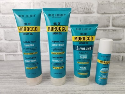 Marc Anthony Oil of Morocco Argan Oil Shampoo Conditioner Volum. Cream Hairspray