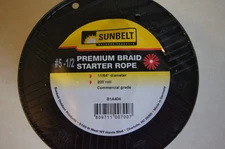 PREMIUM BRAID STARTER ROPE #5 1/2   11/64"  200 FOOT ROLL