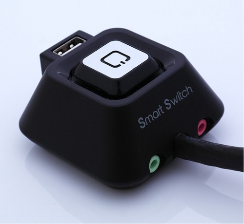 Computer PC Power Cable Button Switch USB2.0 Port HD AUDIO Port Sound Controller - Picture 2 of 12