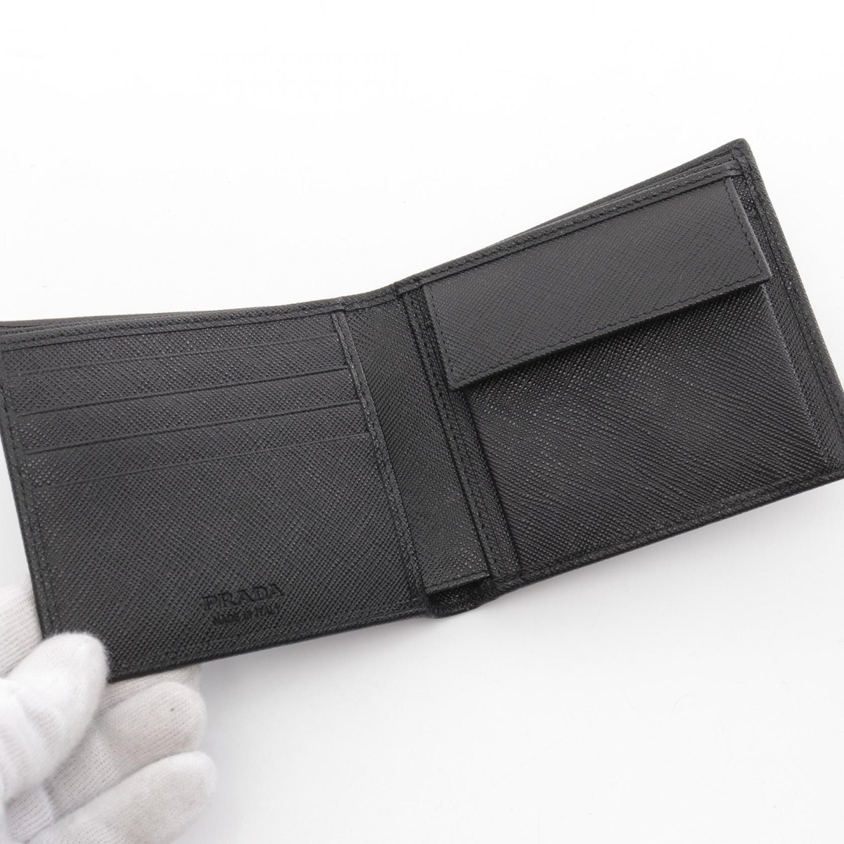 PRADA SASAFFIANO TRIANG ブラック サフィアーノレザー PRADA SASAFFIANO TRIANG ブラック サフィアーノレザー