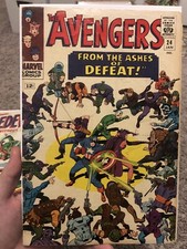 Avengers #24 1966 Kang the Conqueror Appearance! Marvel Comics Silver Age