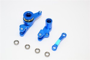 GPM Blue Alum Steering Bellcrank Servo Saver Traxxas Slash 4x4 Rustler Stampede 4894538153774 | eBay