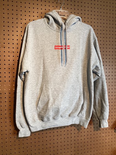 Sudadera con capucha George Not Found talla mediana gris jaspeado mercancía usada en excelente estado G23 - Imagen 2 de 7
