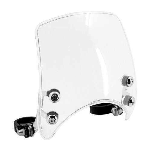 Parabrisas transparente 39 mm apto para Harley Sportster XL 883 1200 2004-2022 - Imagen 9 de 17