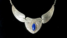 Pendentif Ganesh En Argent 925 Et Lapis-Lazuli - P-AR-82 - Neuf Avec Étiquettes