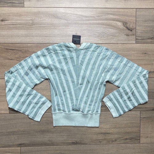 Club Monaco Women's Cross Front Sweater Size XS Mint Green - Picture 7 of 9