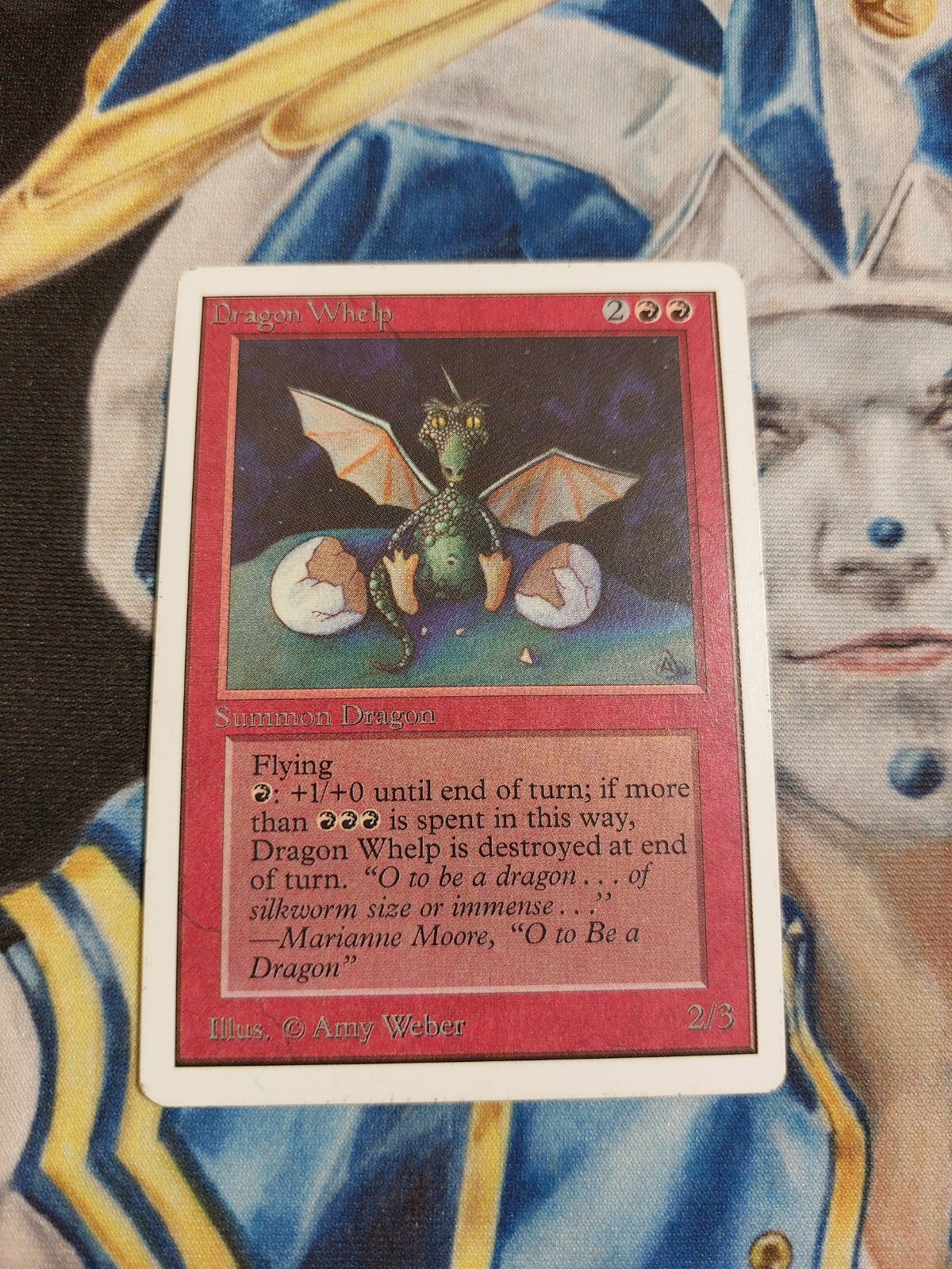 Dragon Whelp MTG Unlimited Uncommon Red Creature Moderately Played x1 GG3